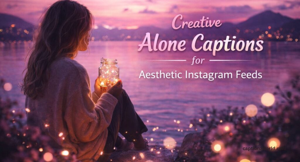 Creative Alone Captions for Aesthetic Instagram Feeds