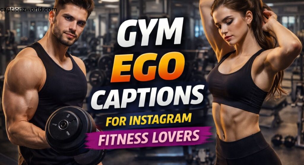 Gym Ego Captions for Instagram for Fitness Lovers