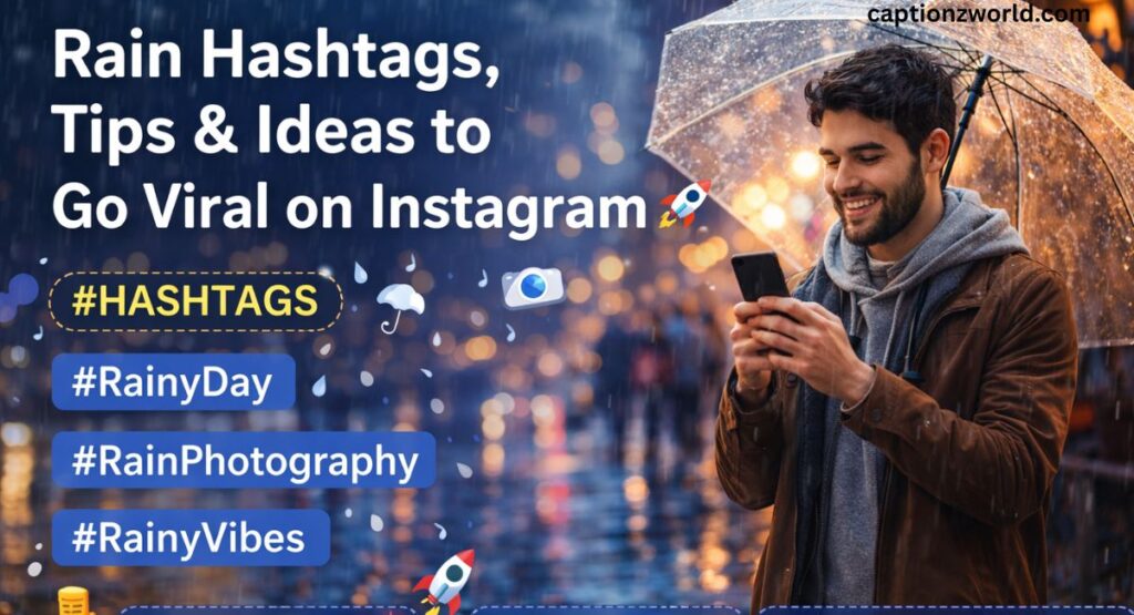 Rain Hashtags, Tips & Ideas to Go Viral on Instagram 