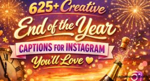 End of the Year Captions for Instagram