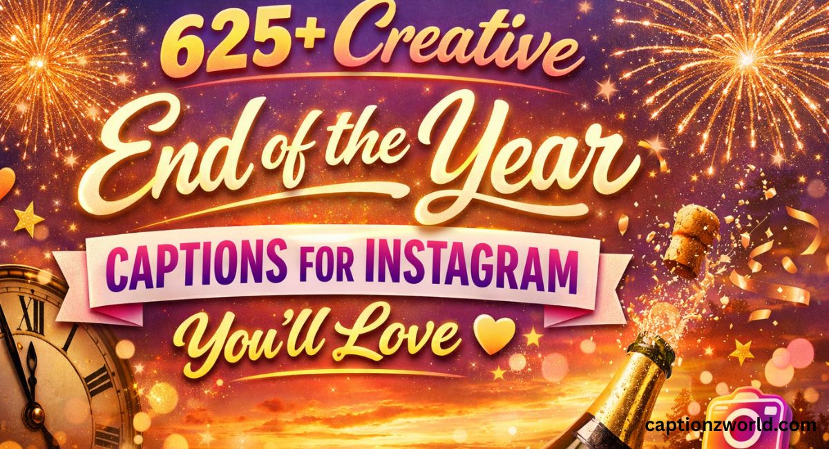 End of the Year Captions for Instagram