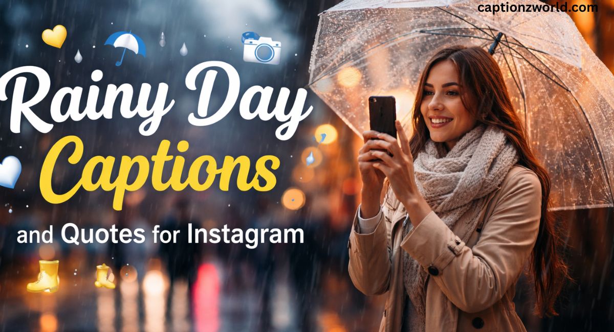 Rainy Day Captions and Quotes for Instagram